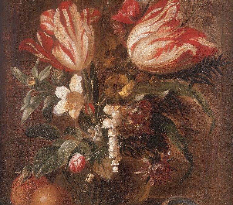 Gerro de flors amb tulipes