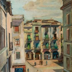 Vista de la plaça de l’Ajuntament de Figueres