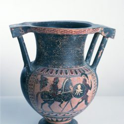 Cràtera de columnes. Ceràmica àtica de figures negres
