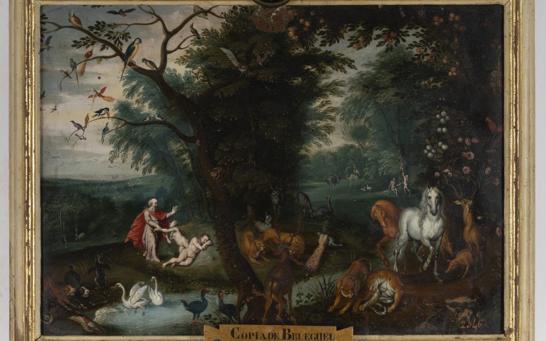 La creació d’Adam i Eva i el paradís terrenal (còpia de Bruegel)