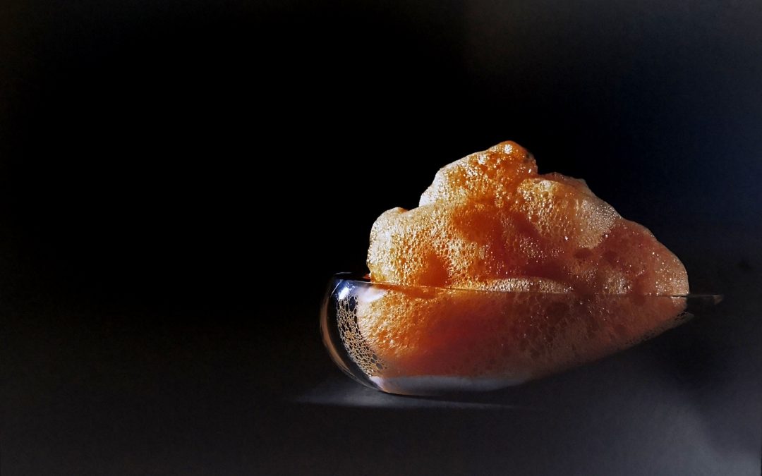 Aire de pastanaga amb llet amarga de coco