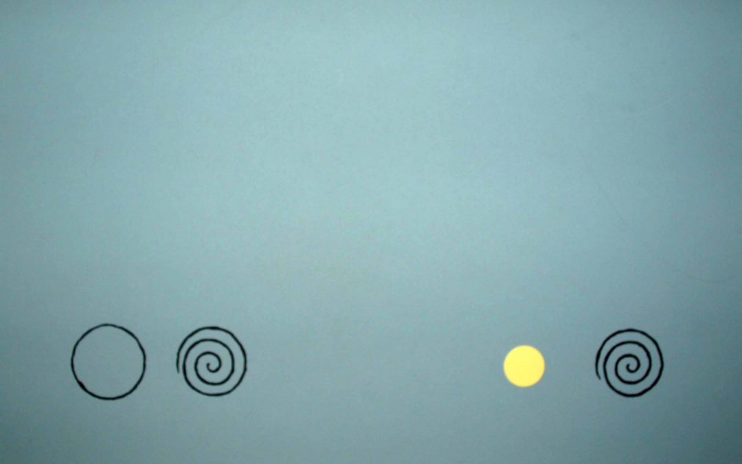 Composició de l’obra “10 condizioni lineari di segnaletica aleatoria”