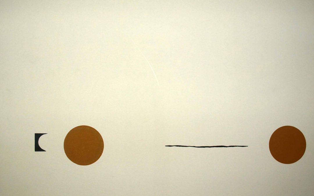 Composició de l’obra “10 condizioni lineari di segnaletica aleatoria”