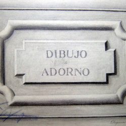 Dibujo de adorno