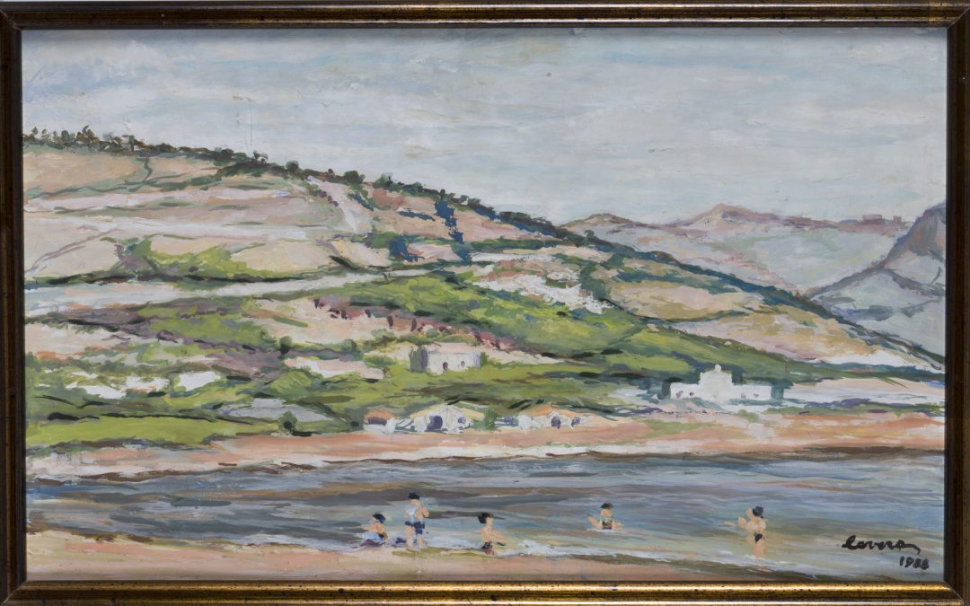 Bañistas. El Port de la Selva