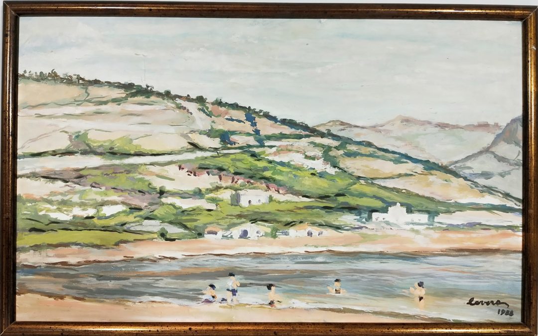 Bañistas. El Port de la Selva